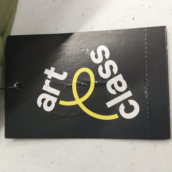 NEW! Girls' Cropped Bomber Jacket, Olive Green - art class - Picture 11 of 13